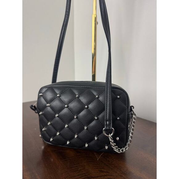Rebecca Minkoff NWOT Quilted Studded Black Crossbody - Picture 1 of 7